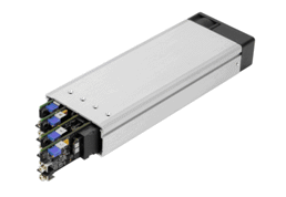 Figure 1. Two views of the UltiMod Series modular power supply.