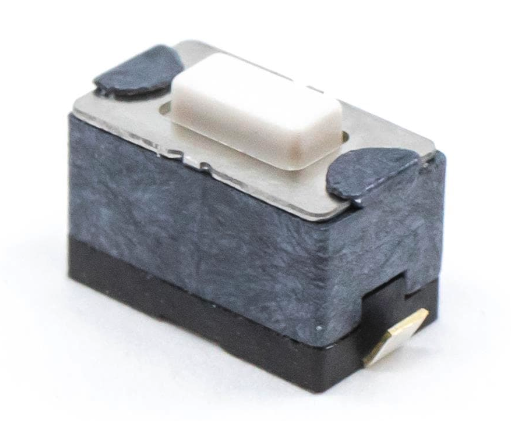 Sealed tact switch rated IP67 for dust, moisture protection